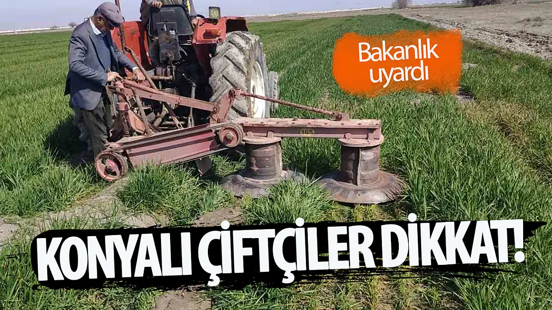 Konyalı çiftçiler dikkat! Son gün 31 Aralık olarak duyuruldu