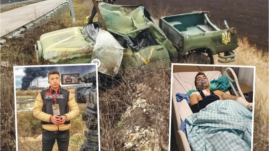 Konyalı gazeteci savaş bölgesinde yaralandı