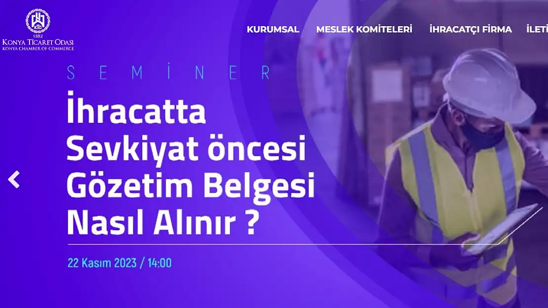 Konyalı İhracatçılar Dikkat! KTO'dan Davet Var