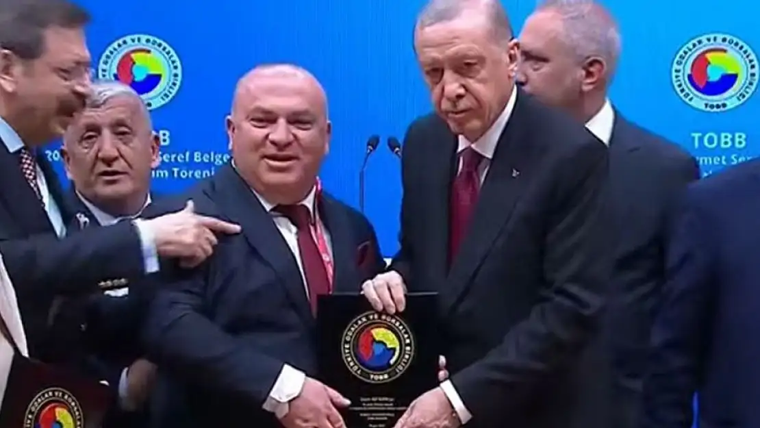 Konyalı iş insanı Ali Kaya'ya anlamlı ödül: Cumhurbaşkanı Erdoğan takdim etti