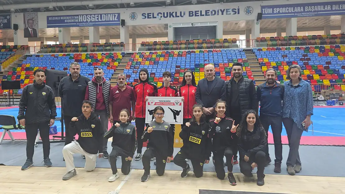 Konyalı tekvandocular ödüllendirildi