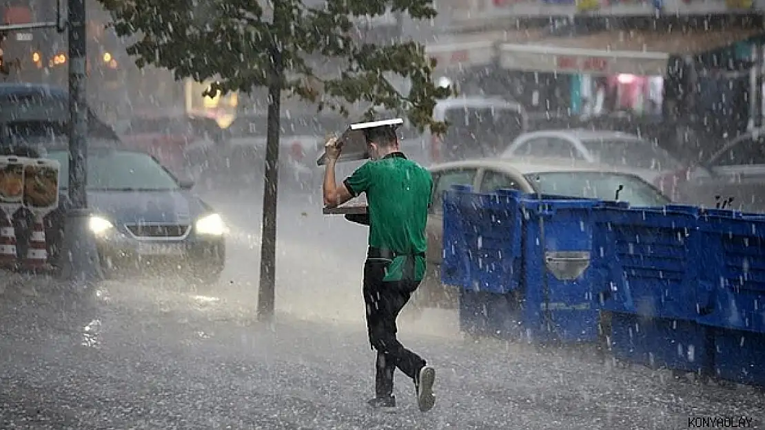 Konyalılar dikkat: AFAD uyardı, kuvvetli yağış ve fırtına olacak!