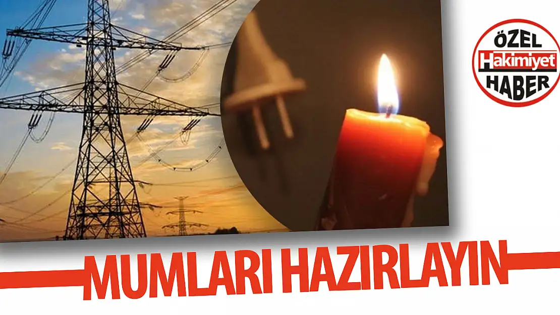 Konyalılar dikkat: Mumları hazırlayın, elektrik kesintisi geliyor!