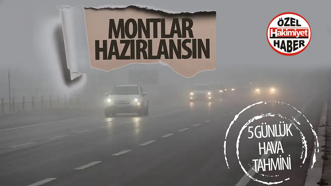 Konyalılar montları hazırlayın: Havalar soğuyor!