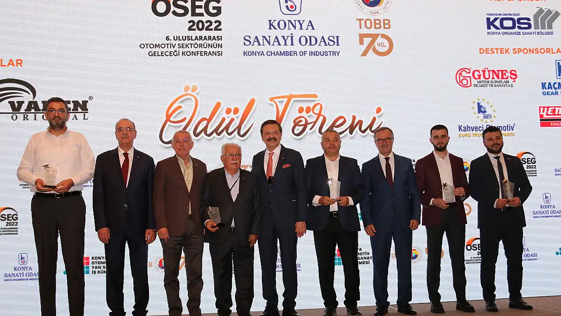 Konya'nın otomotiv devleri ödüllendirildi