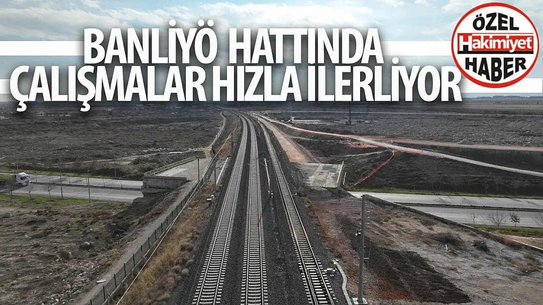 KONYARAY Banliyö Hattı'nda çalışmalar hızla ilerliyor.