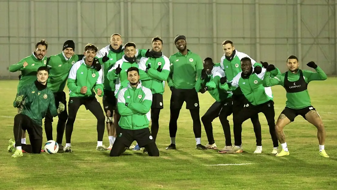 Konyaspor Alanyaspor maçı hazırlıklarına devam etti