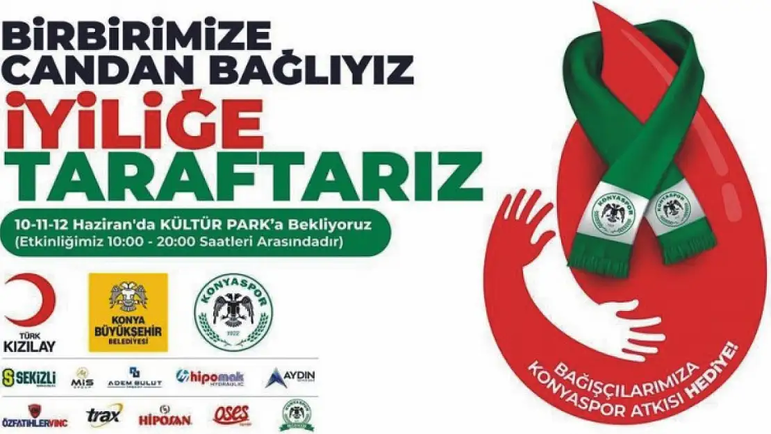 Konyaspor'dan kan bağışı kampanyası!
