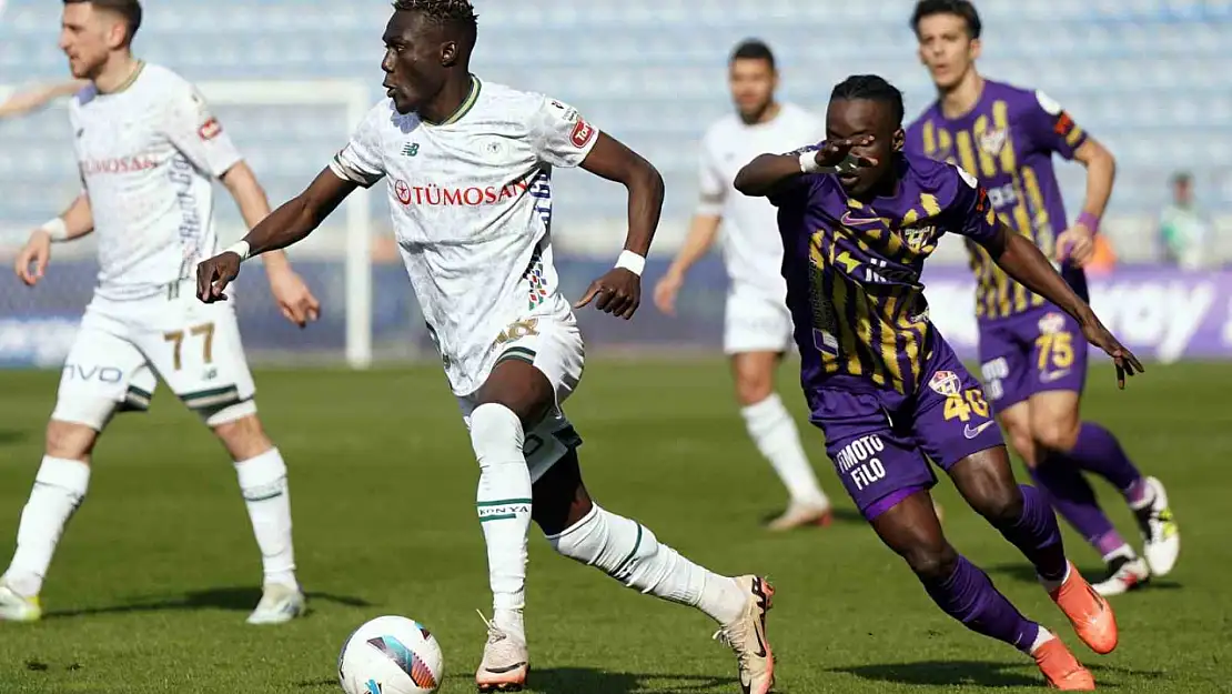 Konyaspor, Eyüpspor deplasmanından mağlubiyetle ayrıldı