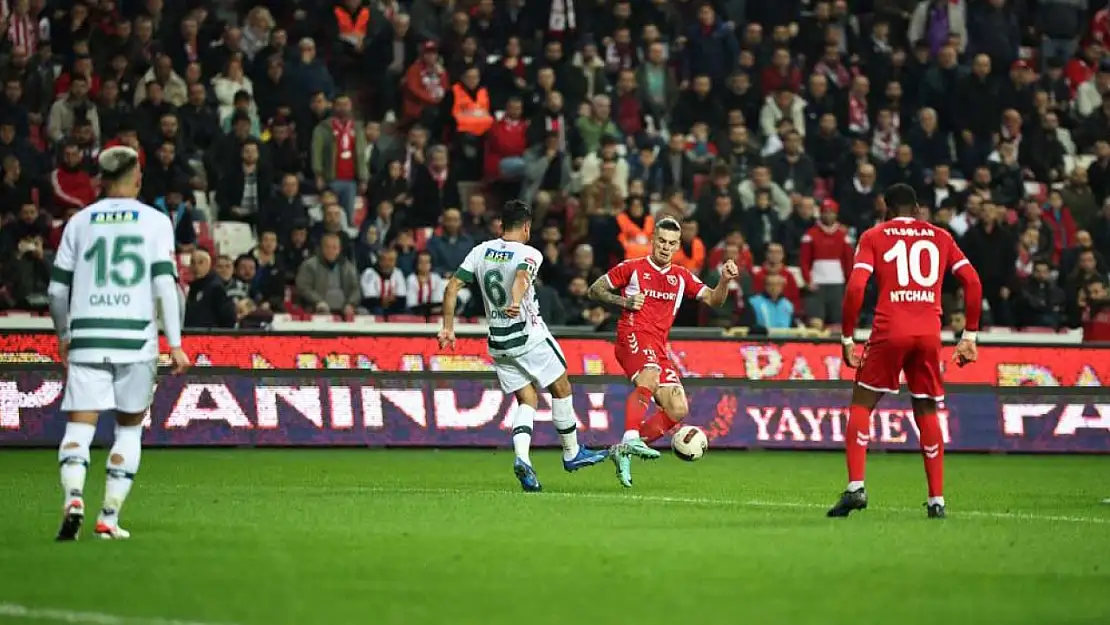 Konyaspor galibiyeti koruyamadı:1-1