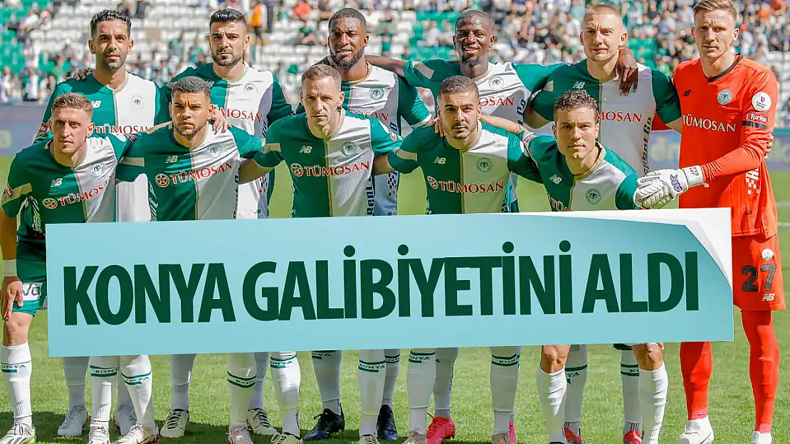 Konyaspor ilk iç saha galibiyetini aldı! 