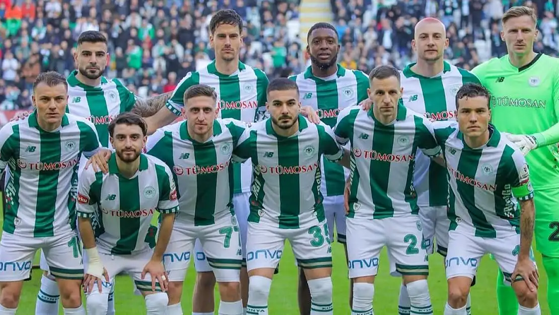 Konyaspor ilk yarıda üstünlük sağladı!