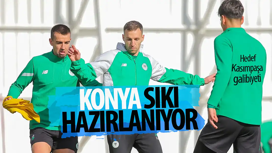 Konyaspor, Kasımpaşa maçı hazırlıklarını sürdürüyor