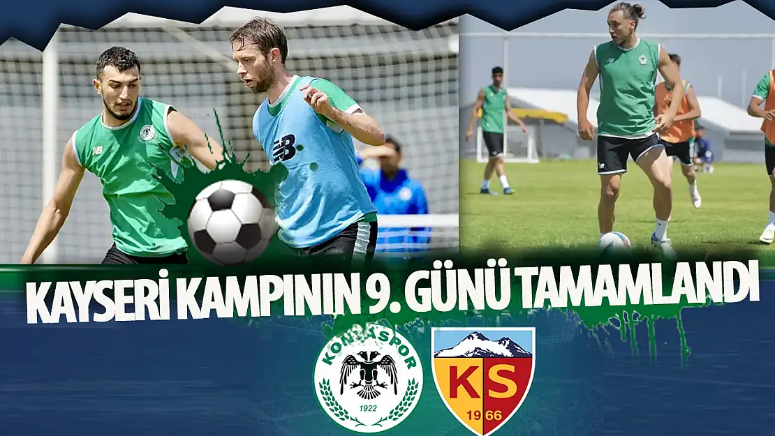 Konyaspor, Kayseri kampının 9. gününü geride bıraktı