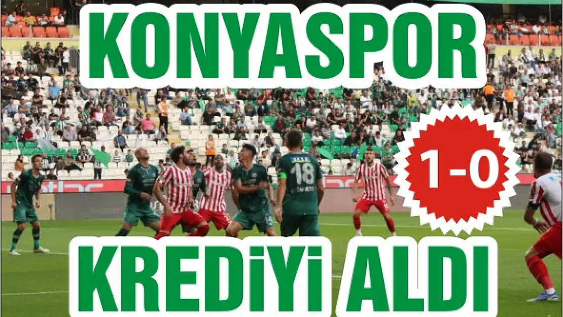 Konyaspor krediyi aldı