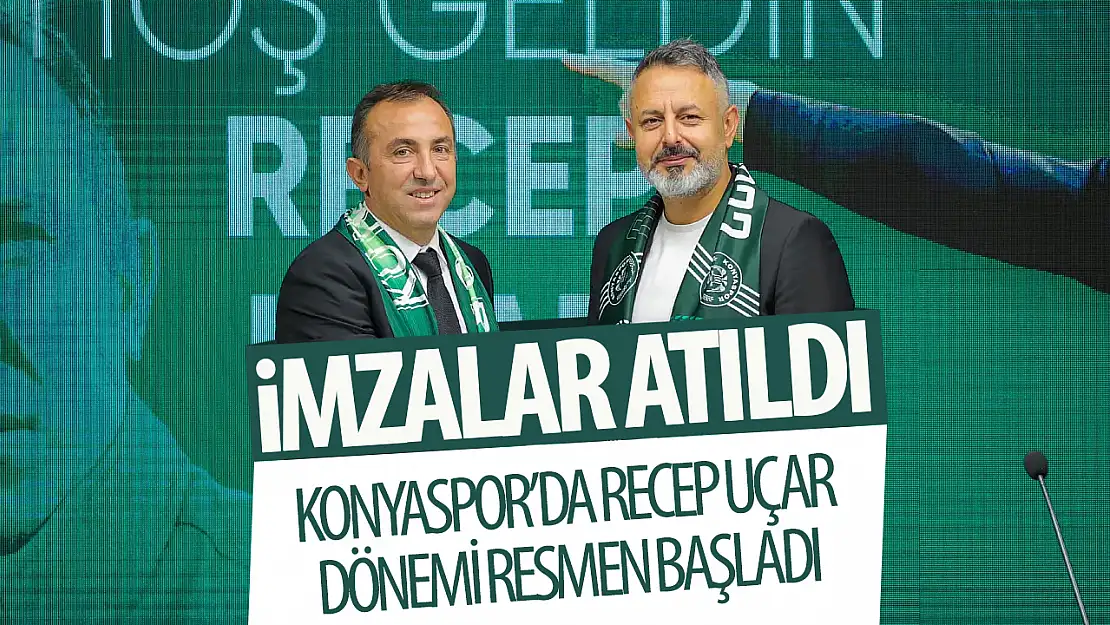 Konyaspor Teknik Direktör Recep Uçar ile sözleşme imzaladı