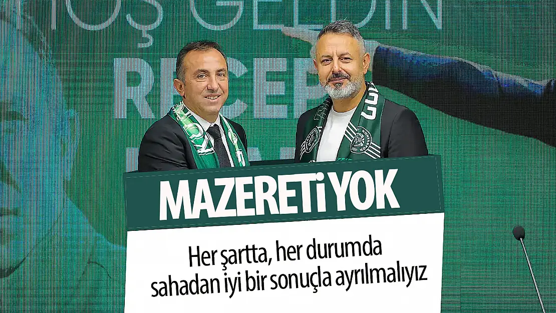 Konyaspor Teknik Direktörü Recep Uçar: 'Mazereti olmayan bir maç'