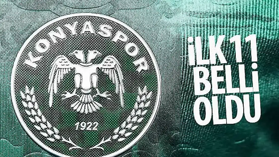 Konyaspor'un Alanyaspor maçı ilk 11'i belli oldu!