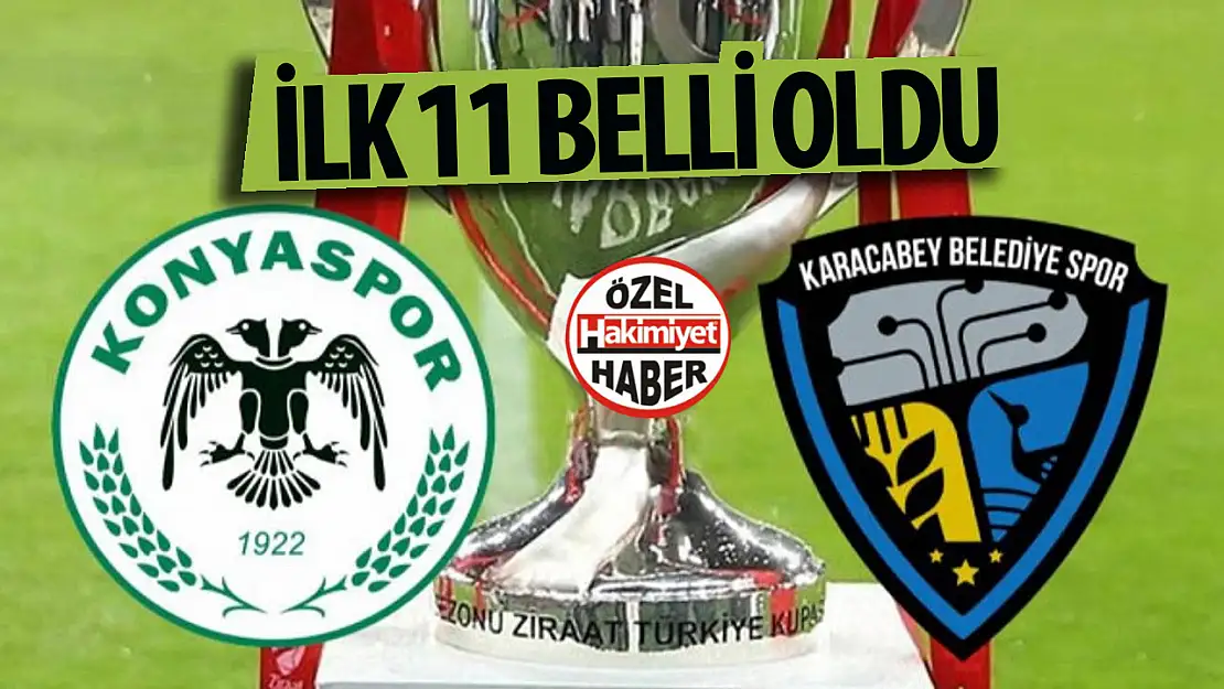 Konyaspor'un Karacabey Belediyespor Maçı İlk 11'i Belli Oldu