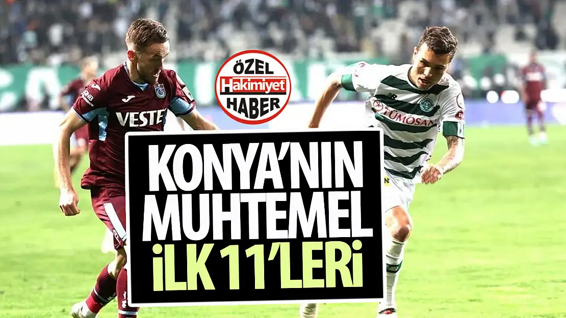 Konyaspor'un Trabzon karşısında 11'i belli oldu!