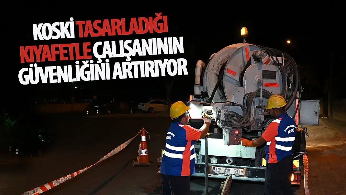 KOSKİ, Yüksek Görünürlüklü Kıyafetlerle Çalışan Güvenliğini Artırıyor