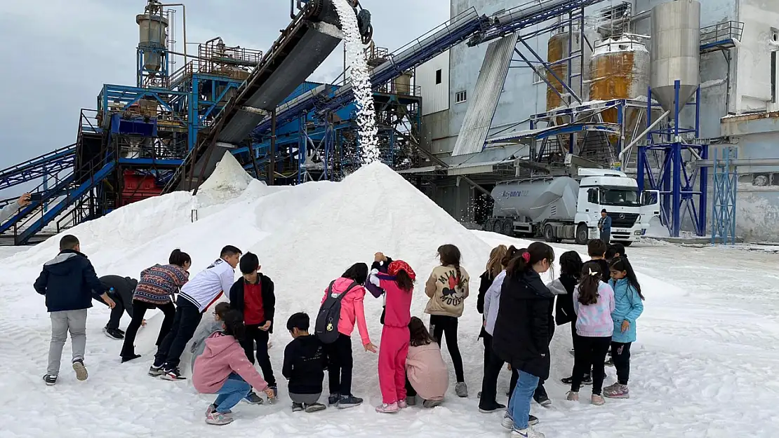 Koyuncu Tuz Fabrikası, Minik Misafirleri Ağırladı