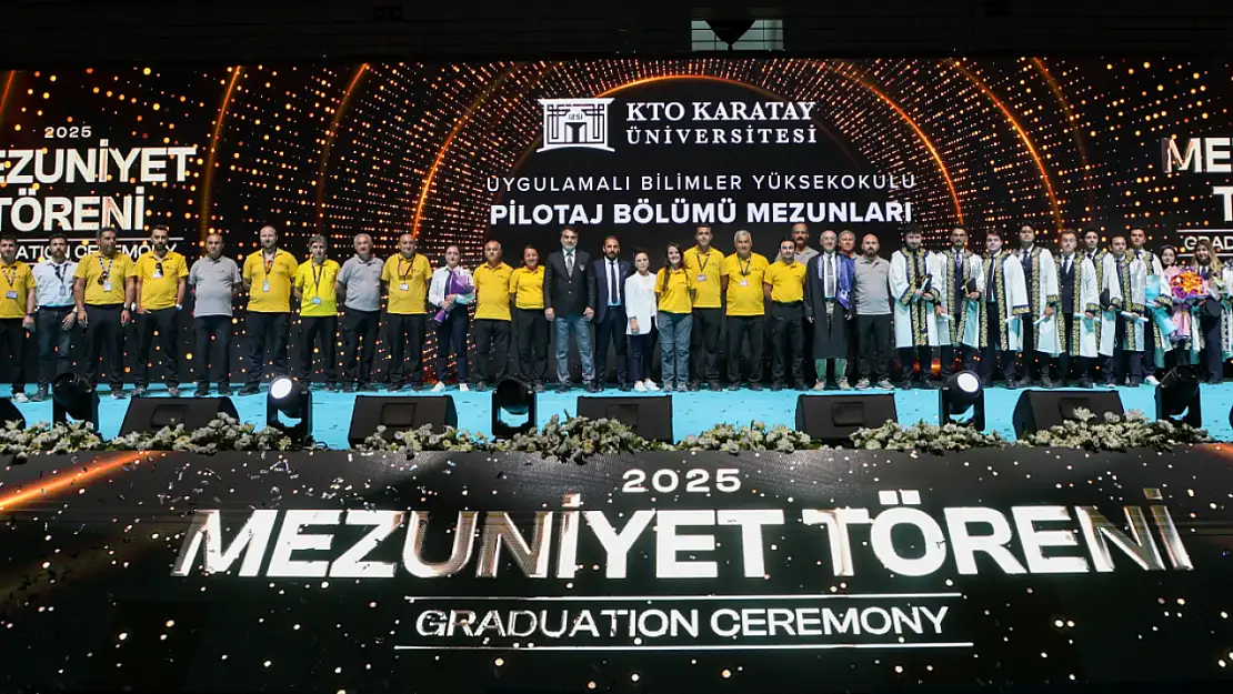 KTO Karatay Üniversitesi 13. dönem mezunlarını verdi!