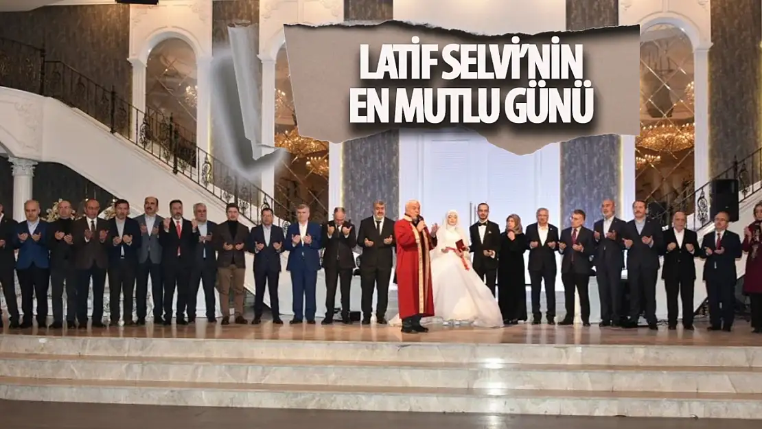 Latif Selvi'nin mutlu günü: Oğlu dünyaevine girdi