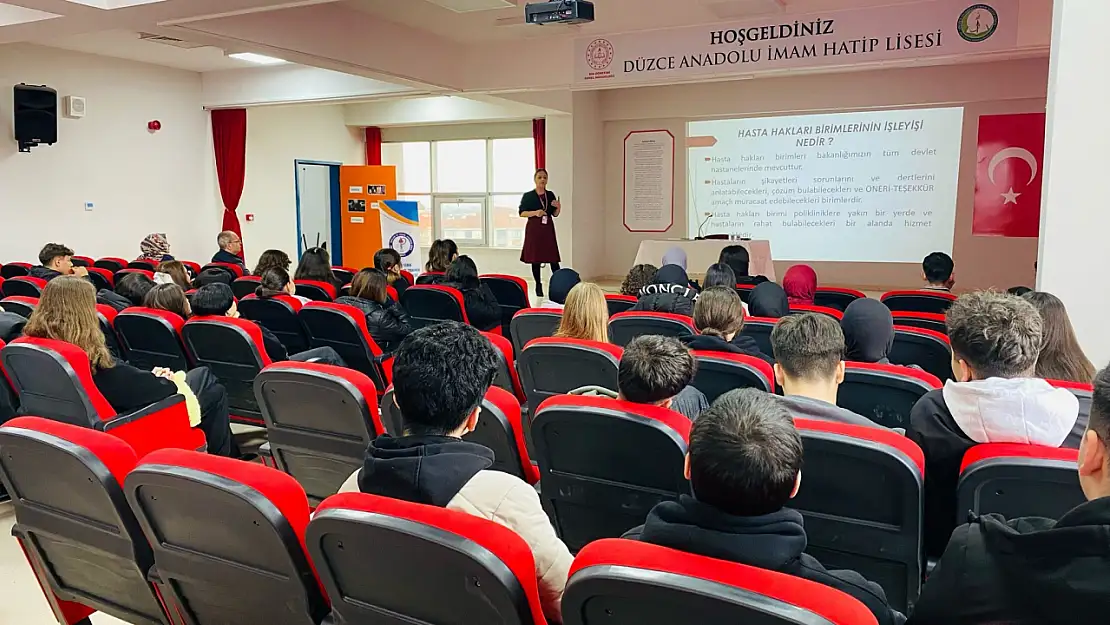 Liseli gençlere 'Sağlık Hakkı' semineri düzenlendi