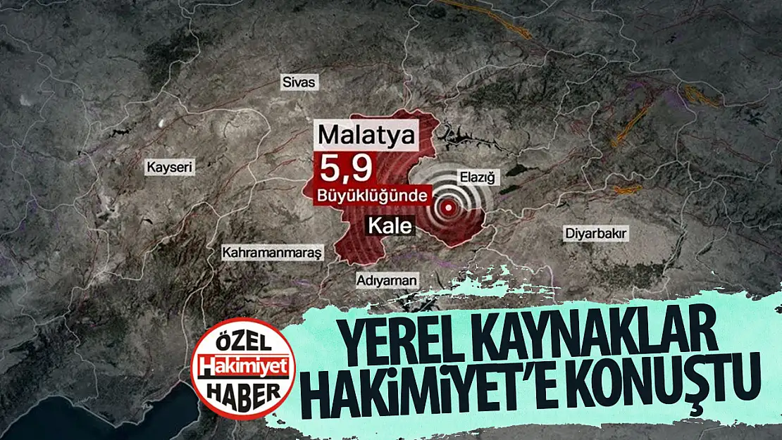 Malatya'da korkutan deprem: Yerel kaynaklar Hakimiyet'e konuştu!