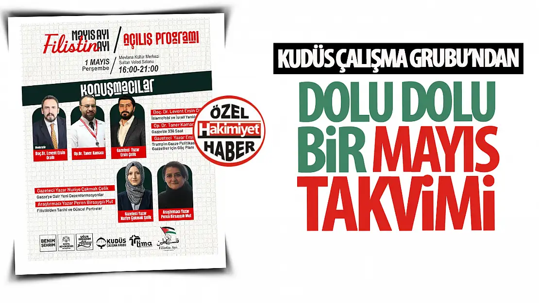 Mayıs Ayı Filistin Ayı Etkinlikleri Açılış Programıyla Başlıyor