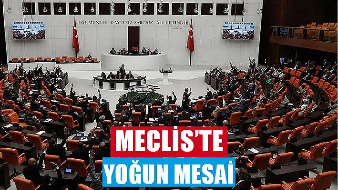 Meclis'te yoğun mesai