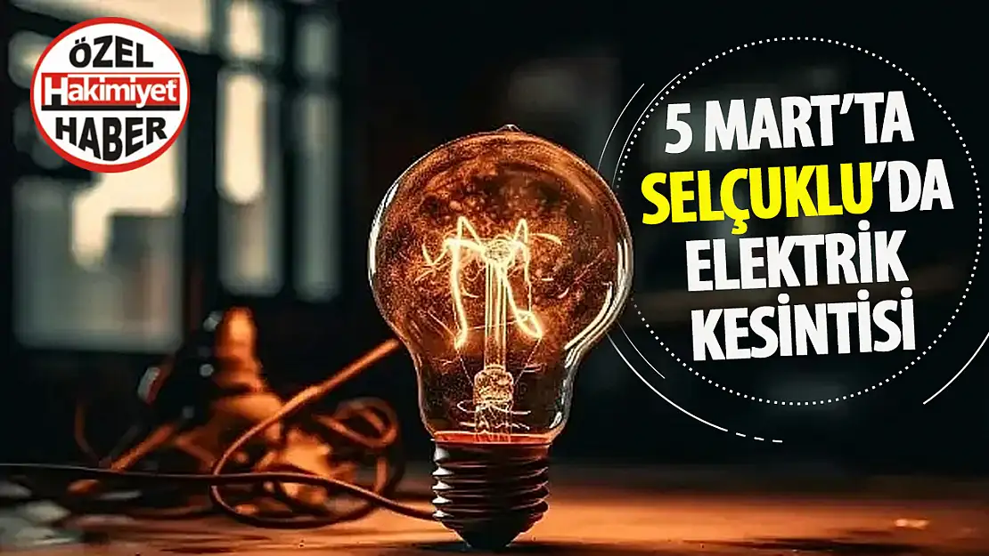 MEDAŞ'tan Selçuklu'ya Planlı Elektrik Kesintisi