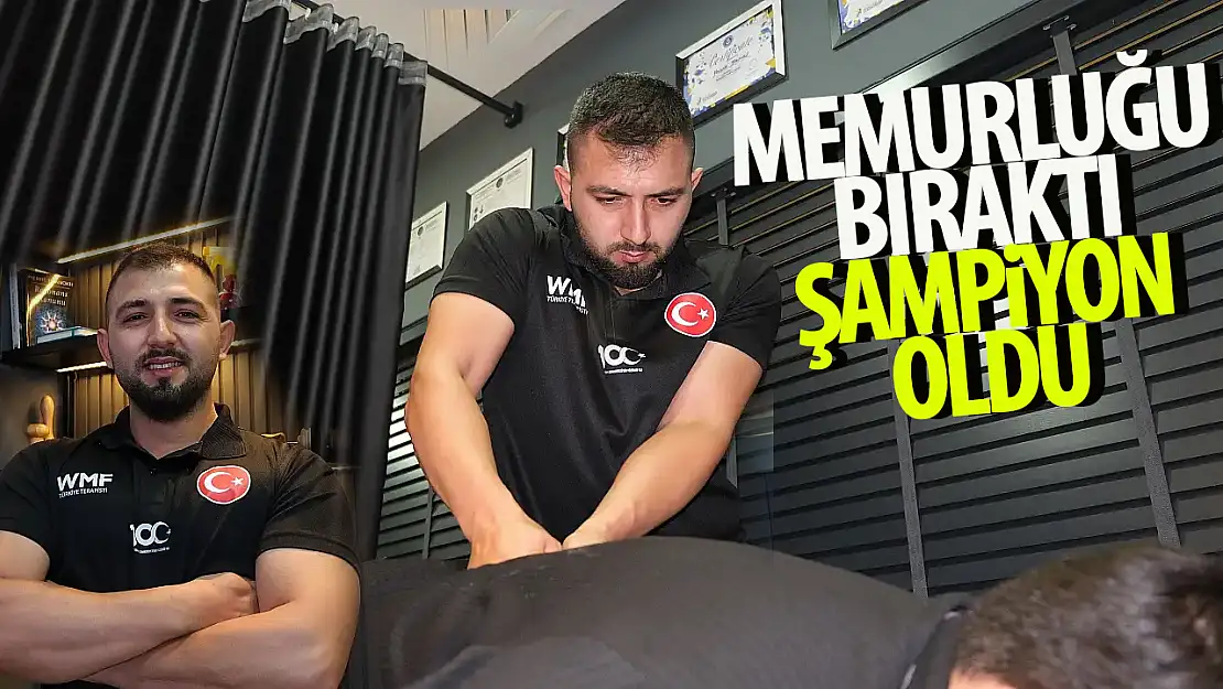 Memurluğu bıraktı şampiyonlar şampiyonu oldu