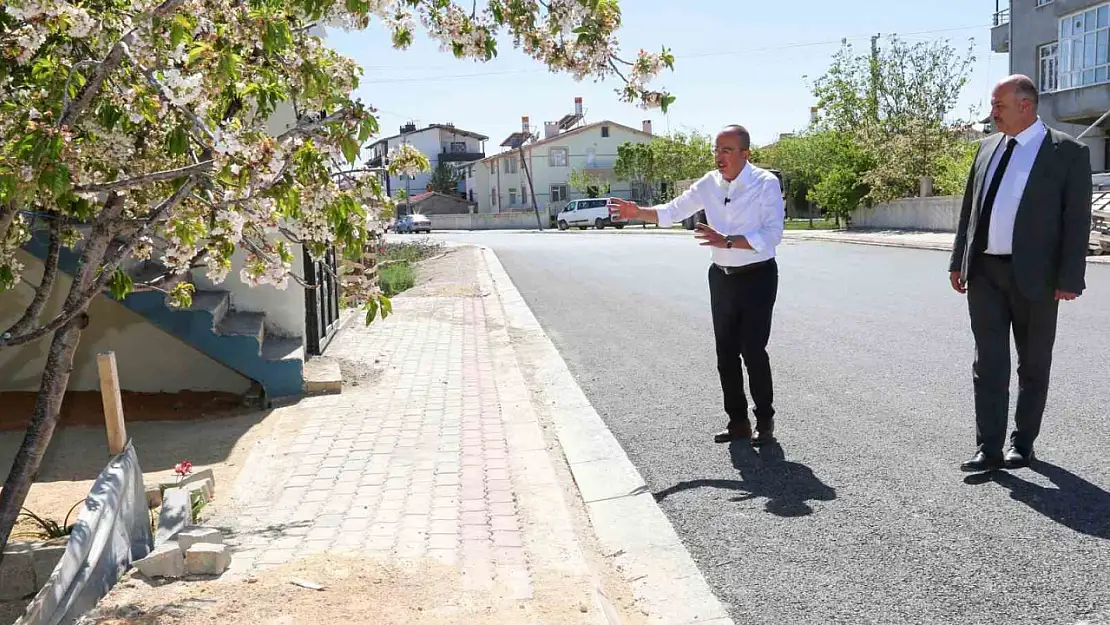 Meram Belediye Başkanı, Alakova Mahallesi'nde yapılan çalışmaları inceledi