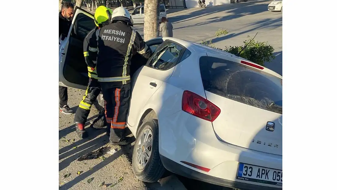 Mersin'de trafik kazası: 1 yaralı