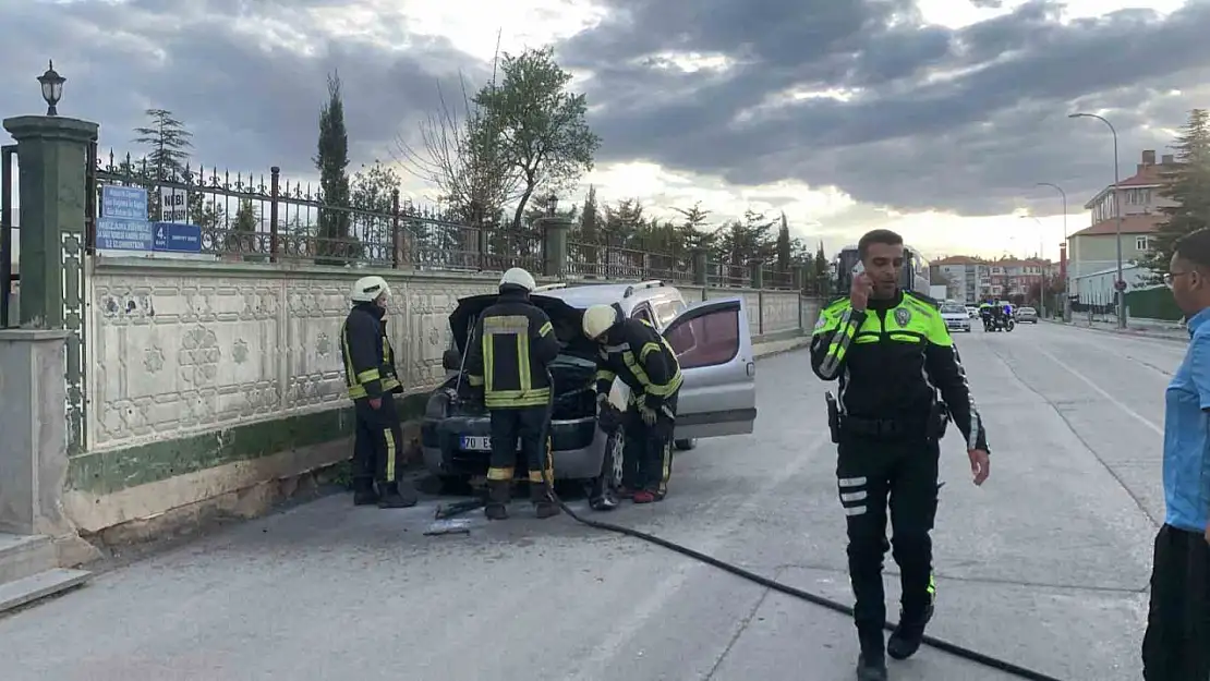 Mezarlık ziyaretine giden şahıs şok yaşadı