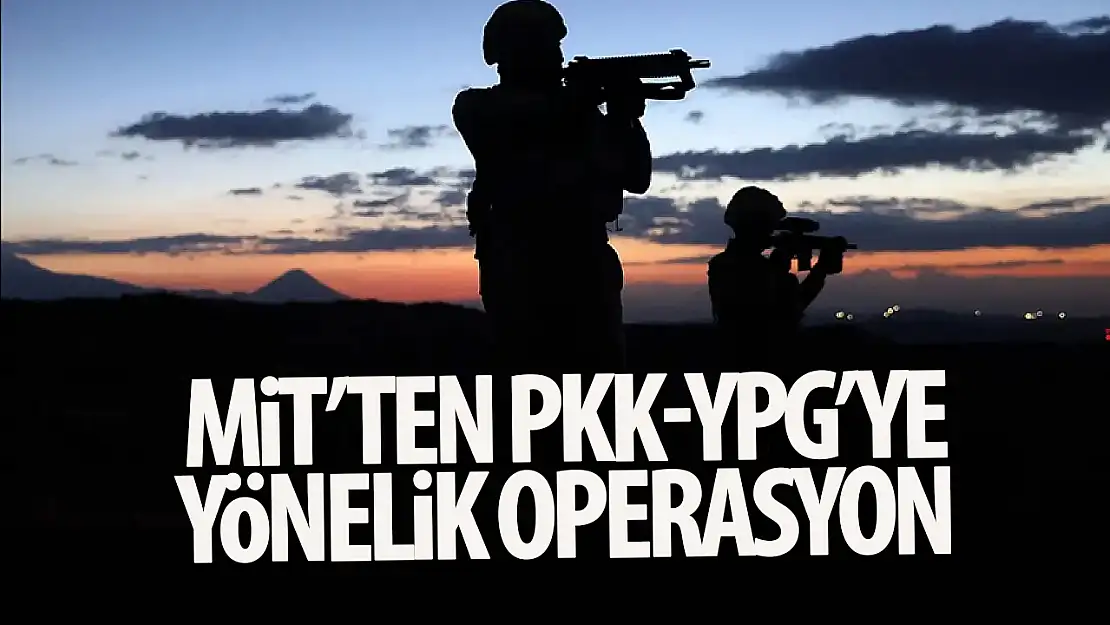 MİT, PKK/YPG'ye ait 120 hedef vurdu