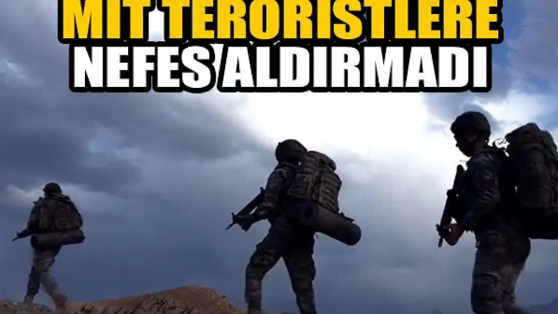 MİT teröristlere nefes aldırmadı