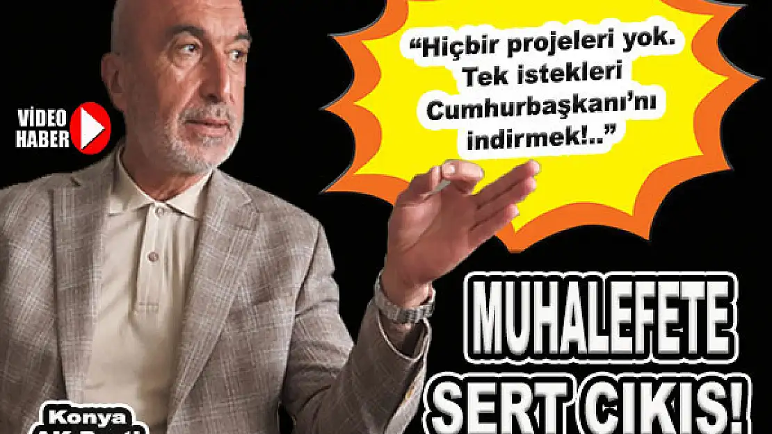 Muhalefete çok sert çıktı!