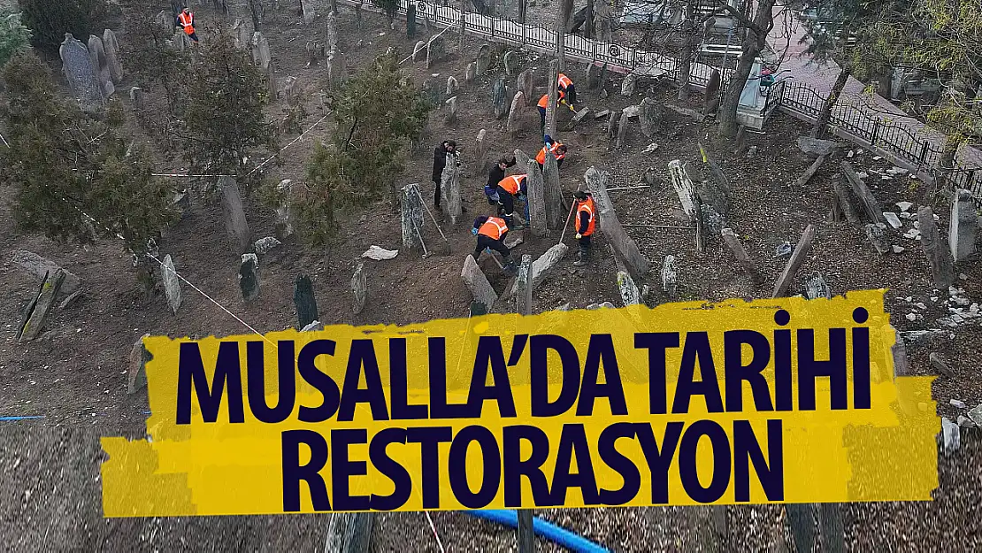 Musalla mezarlığında tarihi  restorasyon …!