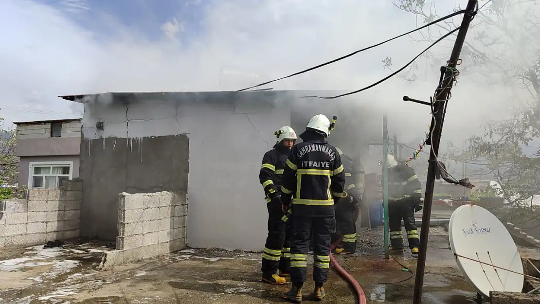 Müstakil evde çıkan yangın söndürüldü