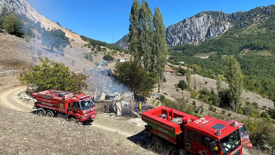 Müstakil evde yangın çıktı!