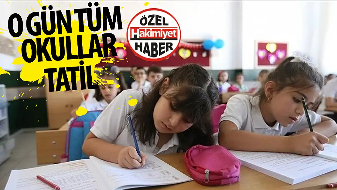 Öğrenciler müjde bir tatil haberi daha: O gün tüm Türkiye'de okullar kapalı!