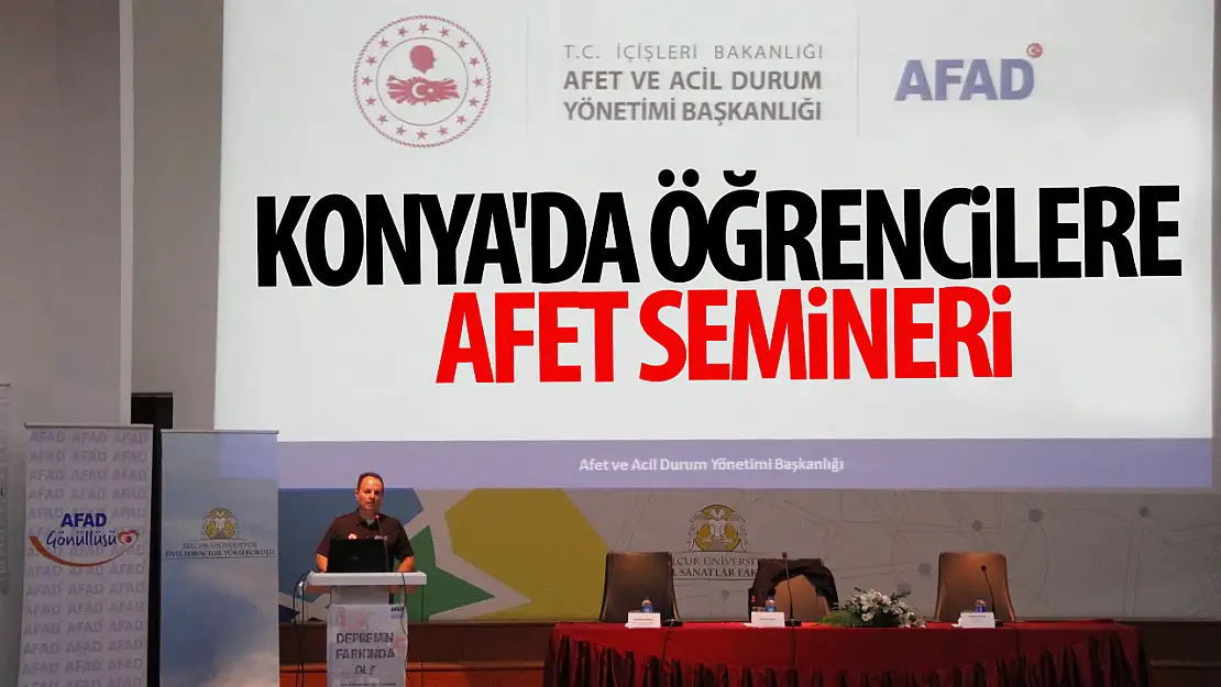 Öğrencilere afet semireri