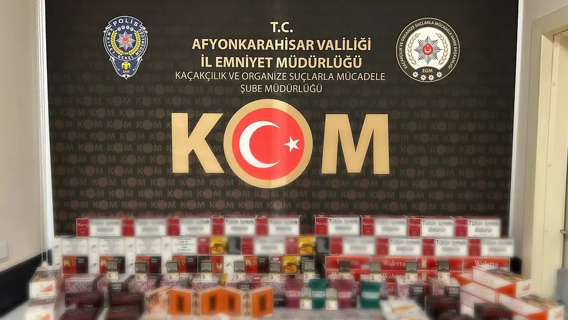 Operasyon düzenlendi: Kaçak sigara ele geçirdi
