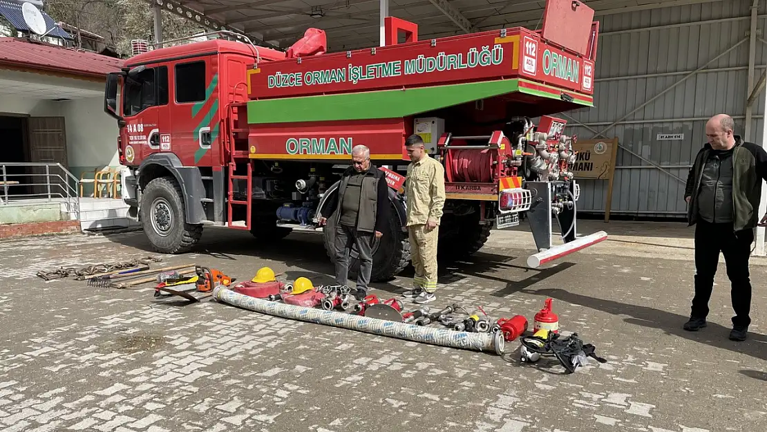 Orman yangına karşı tatbikat düzenlendi