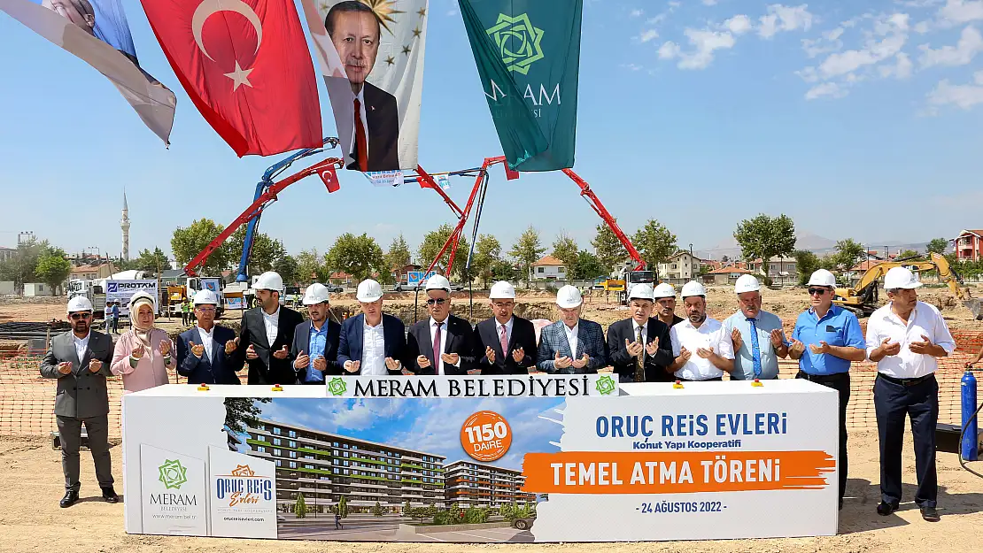 Oruç Reis Evleri'nin temeli atıldı