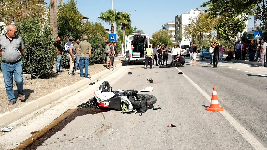 Patpat motosikletle çarpıştı: 1 ölü, 1 yaralı