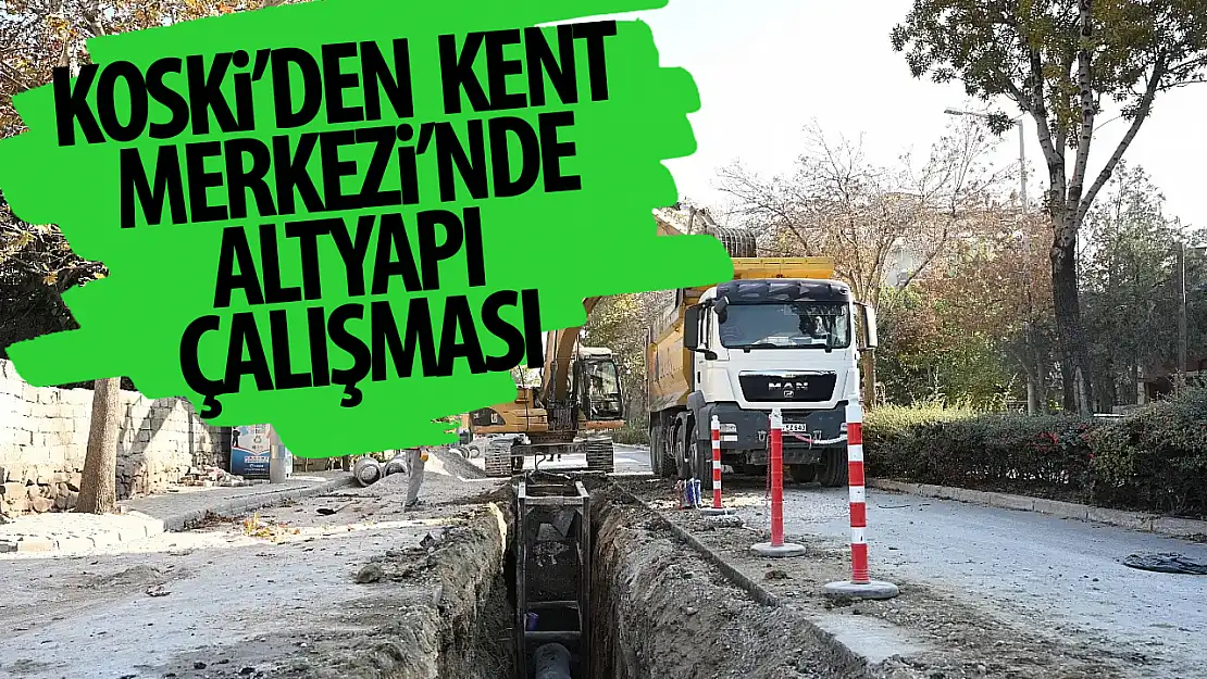 Pirebi mahallesi Ahmet Özcan Caddesi'nde altyapı yenilemesi